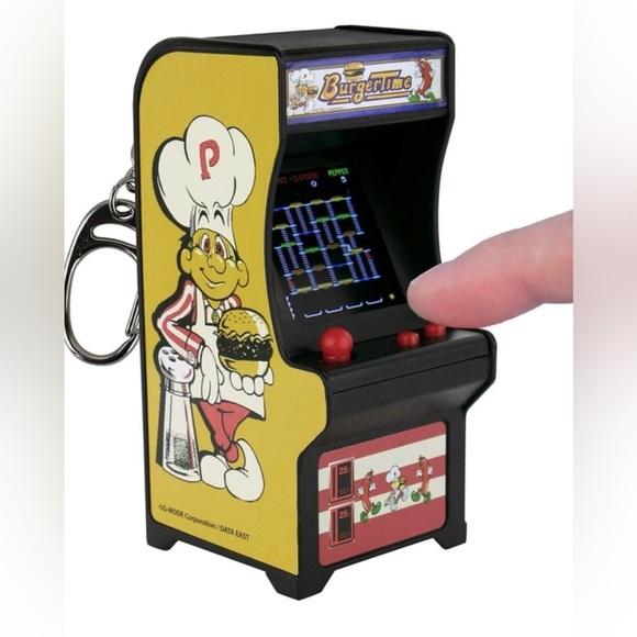 Burger Time Retro Tiny Arcade Game New! - Picture 6 of 6